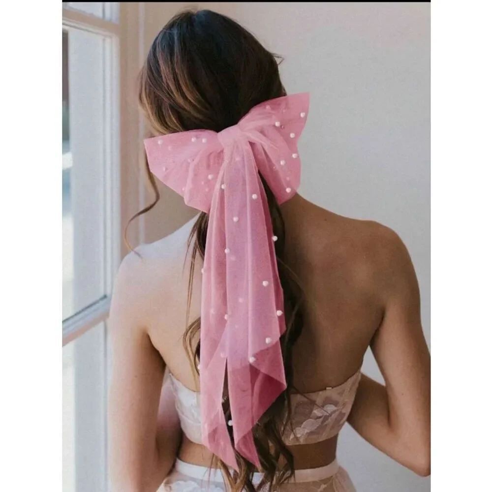 Pink Pearl HairβBow K47